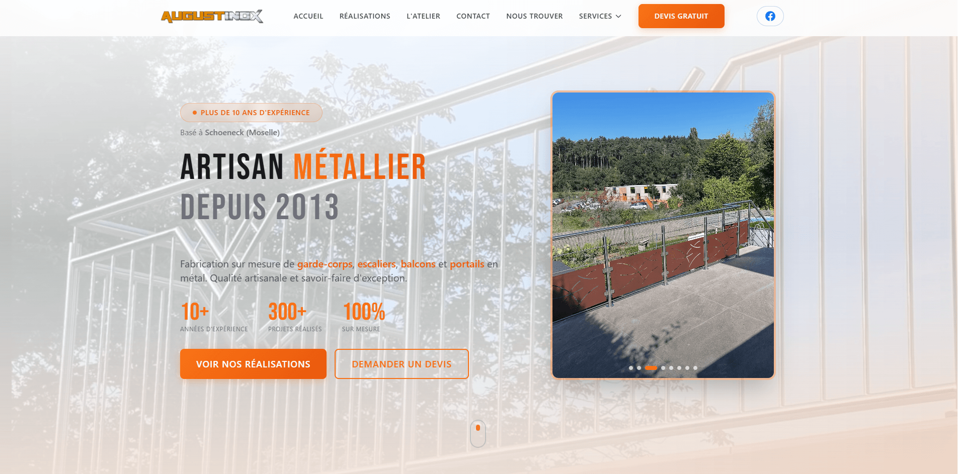 Site web de la société Augustinox